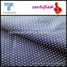 Polka Dot Plain Weave Poplin Cloth/Printed Dots Cotton Shirting Fabric